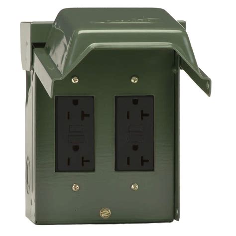 home depot weatherproof electrical outlet